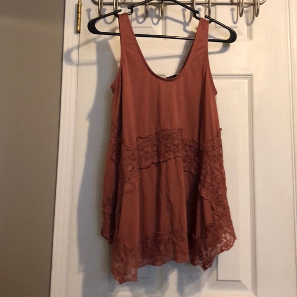Rue21 mauve lace tank top - Picture 2 of 3